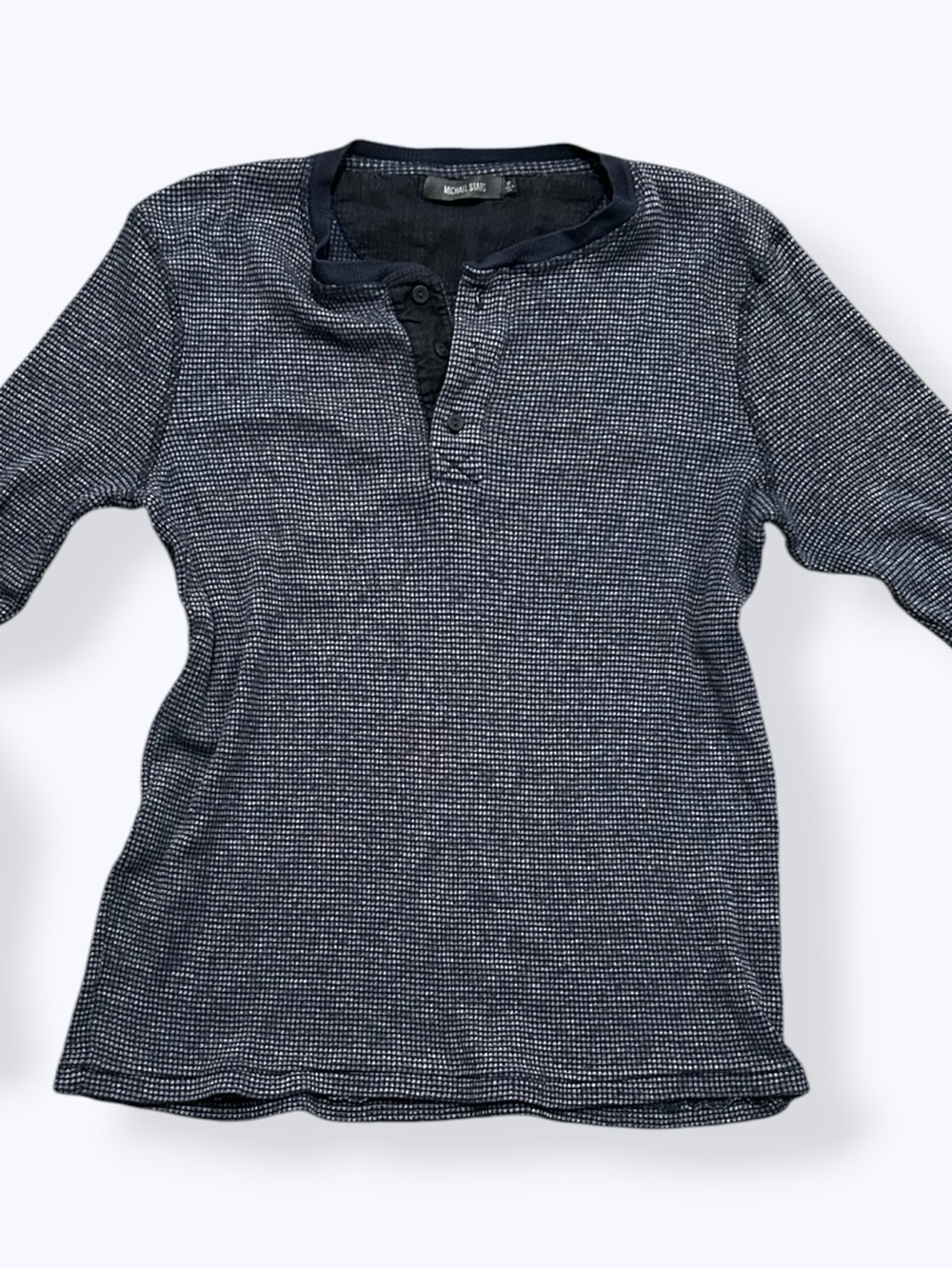 Michael Stars waffle knit henley